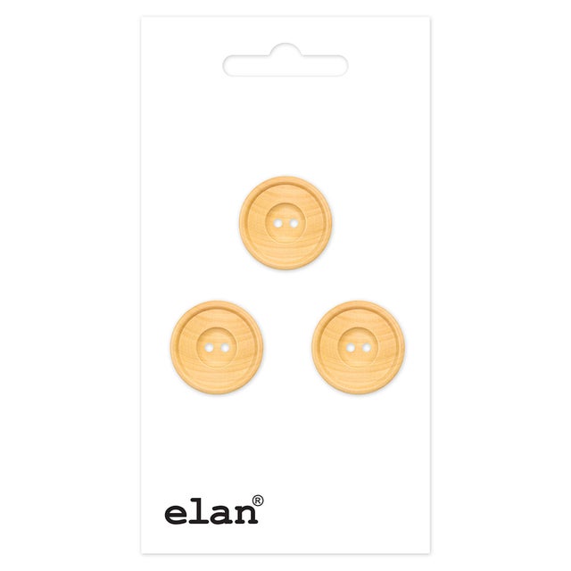 ELAN Shank Button - 15mm (⅝) - 2 pieces - Yellow – Fabricville