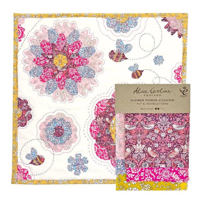 Liberty Tana Lawn® Fabric Flower Power Cushion Kit Liberty Tana Lawn® Fabric Flower Power Cushion Kit
